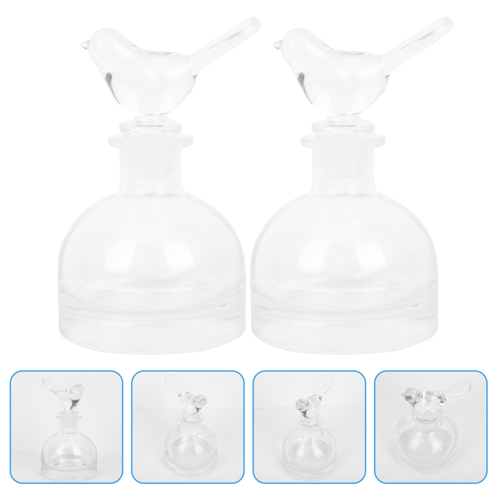 Fragrance In Home - Frascos de perfume de vidro, 2