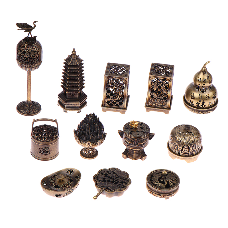 Home Fragrance Candles - Queimador de incenso de latão, suporte