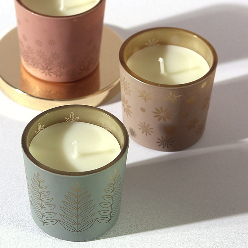 Home Fragrance Candles - Velas de cerâmica coloridas, fragrância criativa