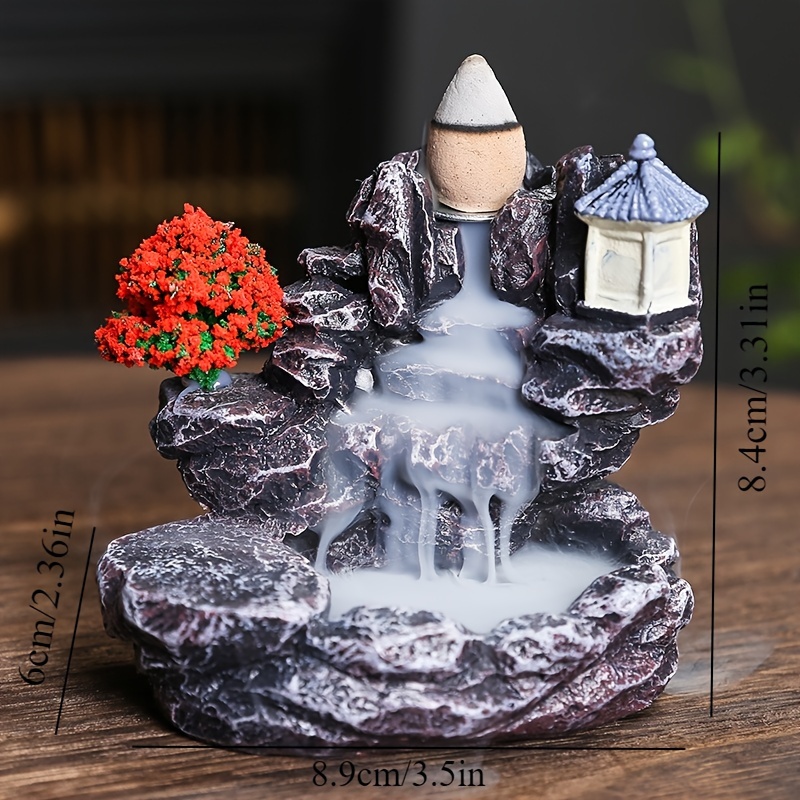 Home Fragrance Candles - Suporte de incenso de refluxo cachoeira