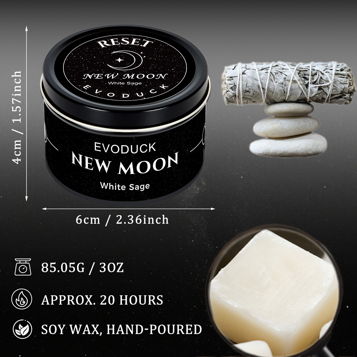 1 unidade Nova Vela Aromática  - Soy Wax Flake avaliação e preço