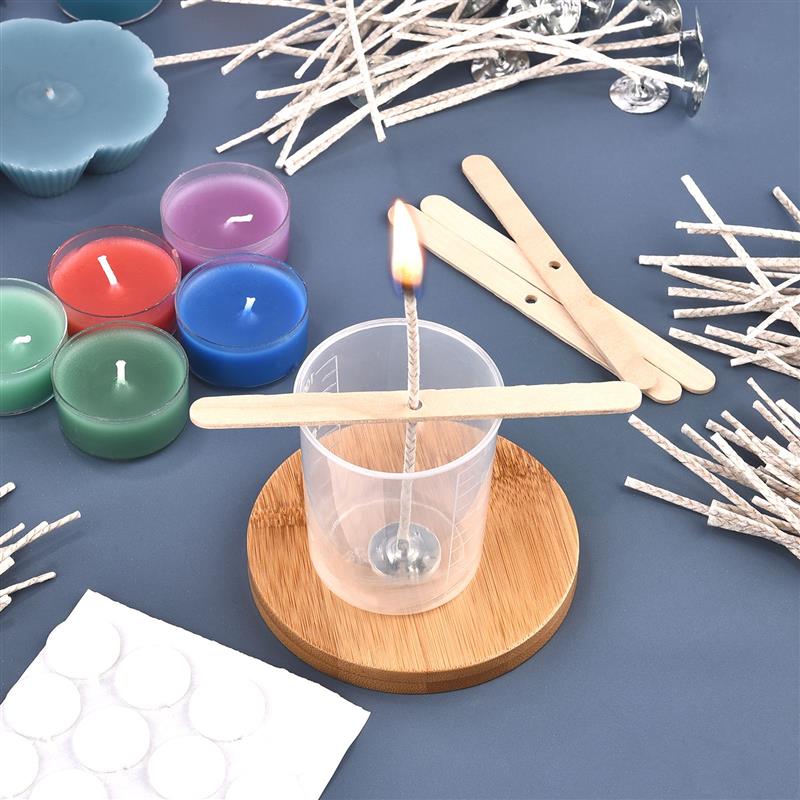 30 pçs vela wicks baixo fumo p - Soy Wax Flake avaliação e preço