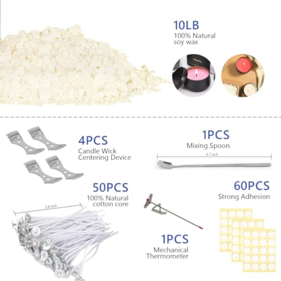 Kit de Suprimentos para Fabric - Soy Wax Flake avaliação e preço