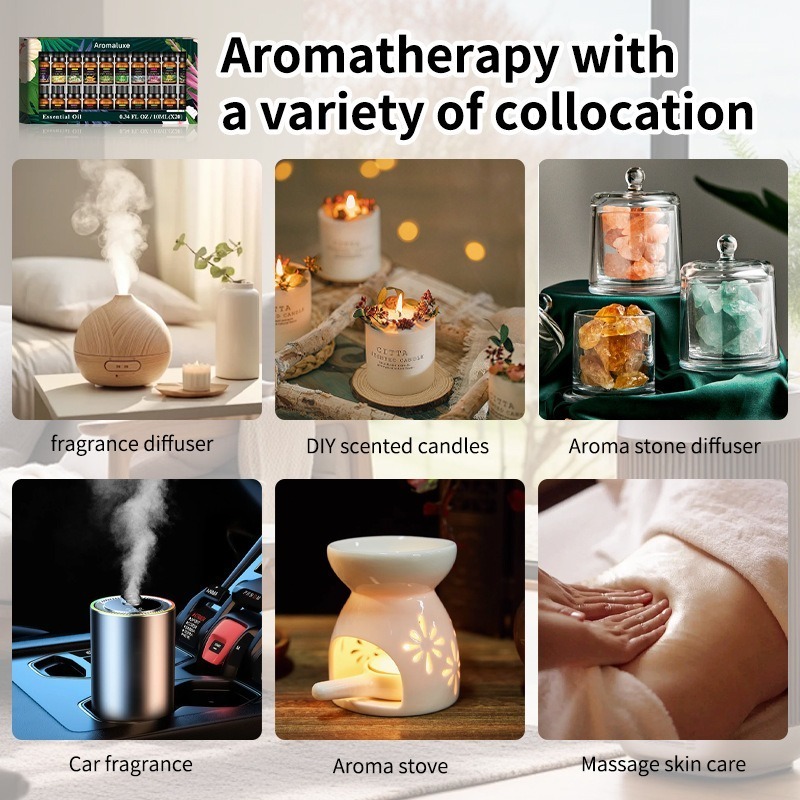 Conjunto de 20 Óleos Essenciai - Home Fragrance Natural avaliação e preço